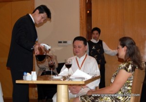 grape wall of china wine blog china national sommelier competition asi jason liu decanting