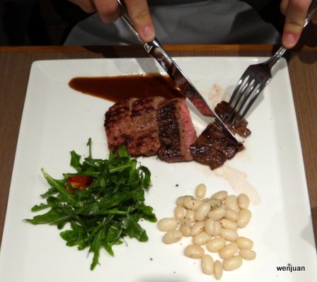 F by Tribute provided a meal for each judge, with three main options, including this skirt steak.