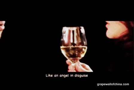 It might also point out that the glasses have been filled too high and thus make it difficult to swirl the liquid and properly enjoy the bouquet.