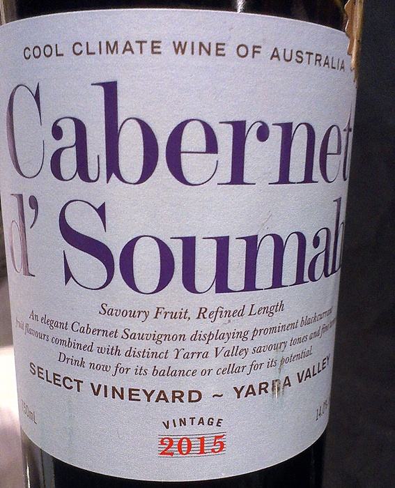 Cabernet D’Soumah Yarra Valley wine australia 2017 wine road show beijing