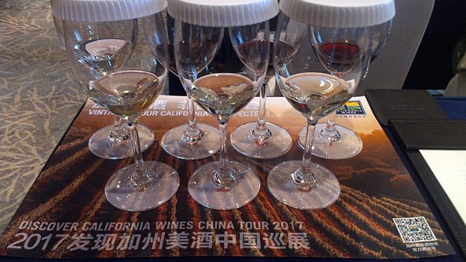 California Wine Institute blind unexpected varieties tasting Beijing