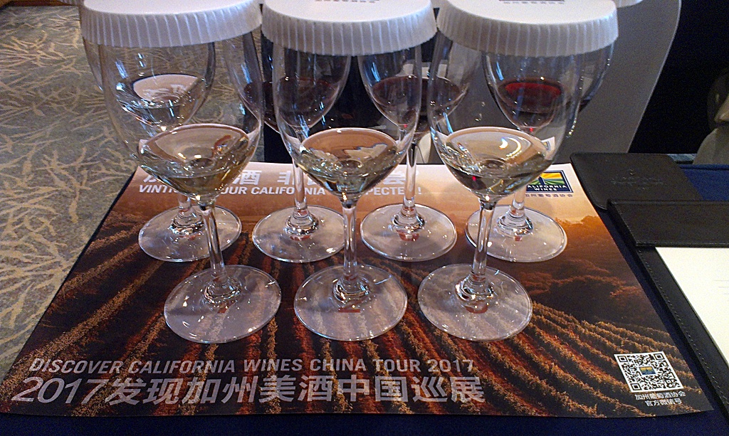 California Wine Institute blind unexpected varieties tasting Beijing