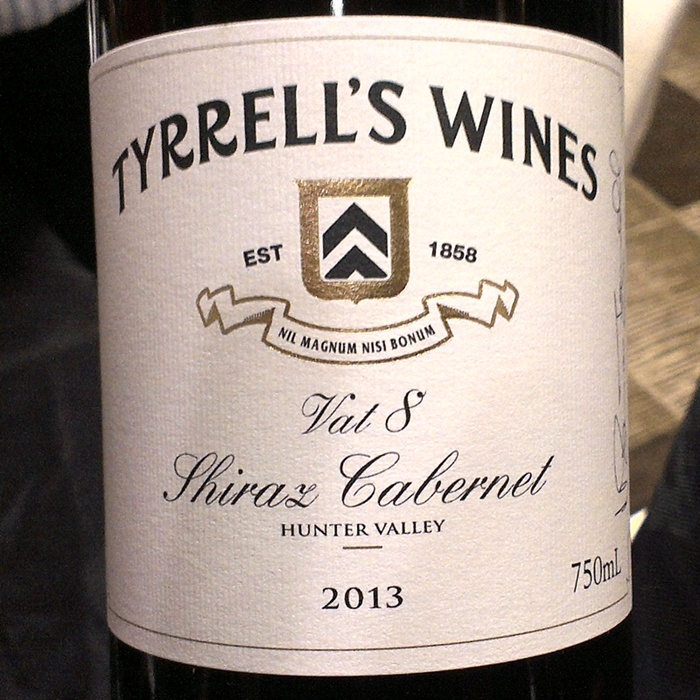 tyrrell’s wines hunter valley shiraz cabernet 2015 wine australia 2017 wine road show beijing
