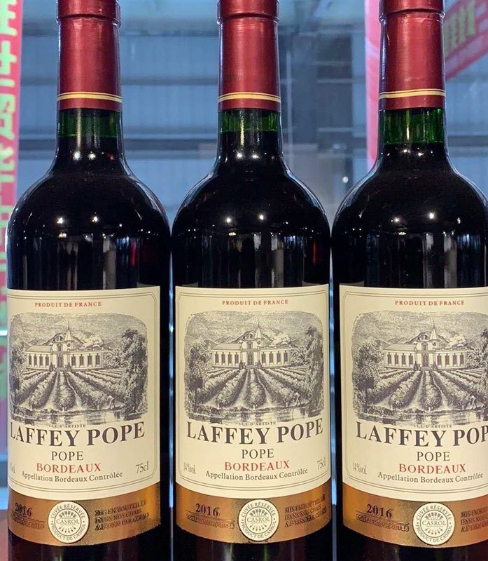dodgy wine labels laffey pope